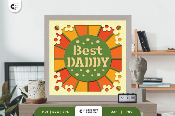 Best Daddy 3D SVG for Father’s Day Branding