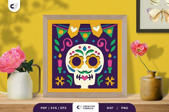 Day of the Dead 3D Light Box SVG: A Creator’s Review for Commercial Use