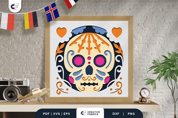 Dia De Muertos 3D Light Box Paper Cut Review