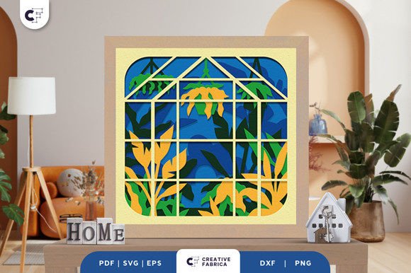 Greenhouse 3D SVG for Summer-Themed Editorial Design