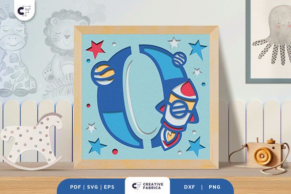 Letter O Baby Boy 3D SVG Alphabet Design for Modern Content