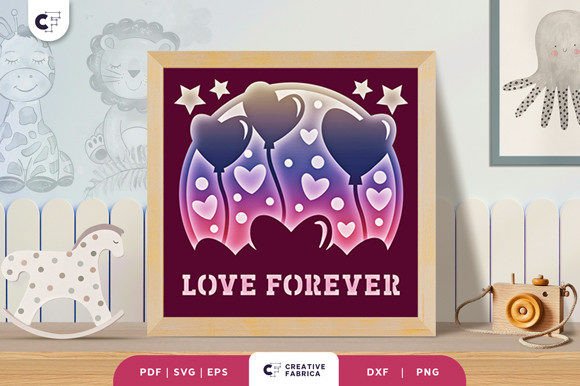 Love Forever Shape 3D Shadow Box SVG Review