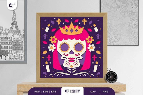 Sugar Skull 3D Layered Papercut Review