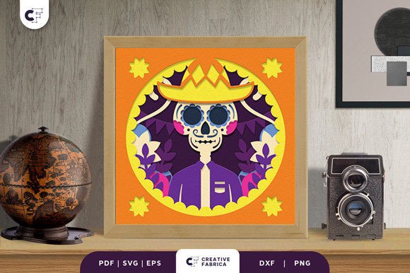 Sugar Skull 3D Shadow Box Paper Cut: A Brand Designer’s Review for Local Business Use