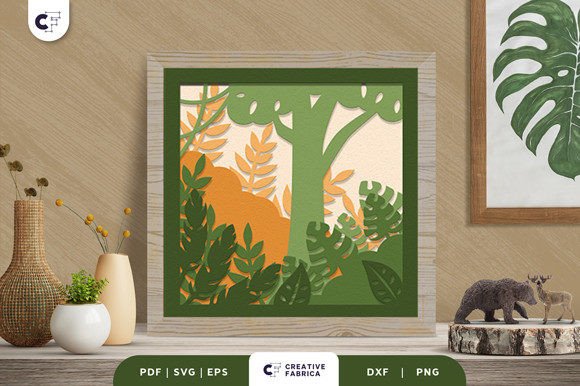 Tropical Jungle 3D SVG Ornaments: A Designer’s First Look
